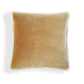 Riva - Coussin - Velours De Coton - Camel