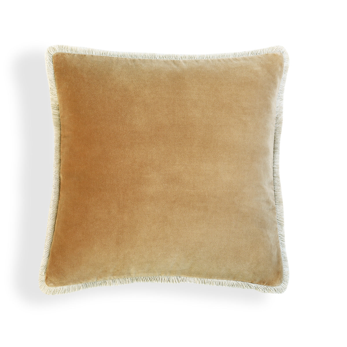 Riva - Coussin - Velours De Coton - Camel