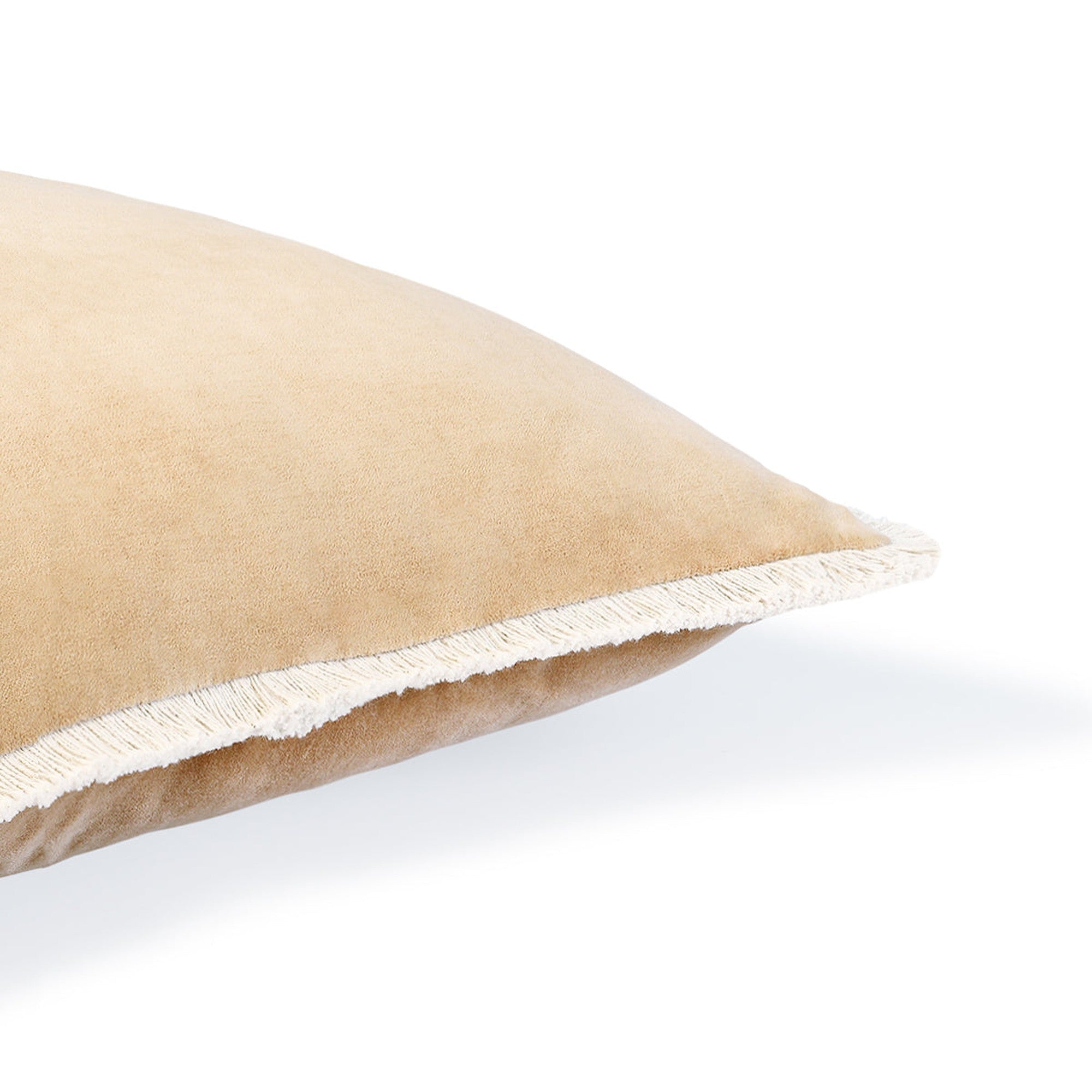 Riva - Coussin - Velours De Coton - Camel