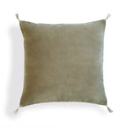 Danube - Housse De Coussin - Velours De Coton - Vert Kaki
