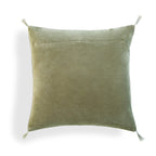 Danube - Housse De Coussin - Velours De Coton - Vert Kaki
