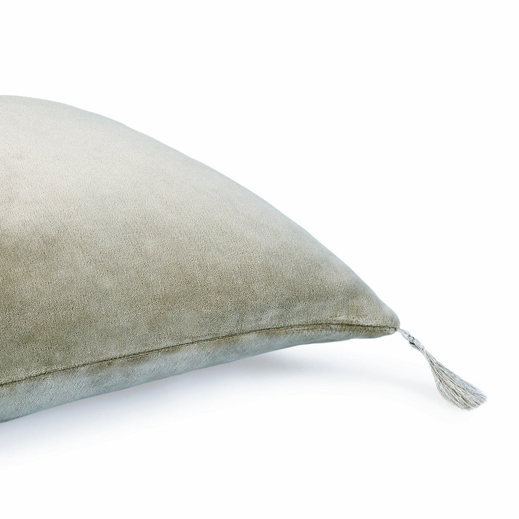 Danube - Housse De Coussin - Velours De Coton - Vert Kaki