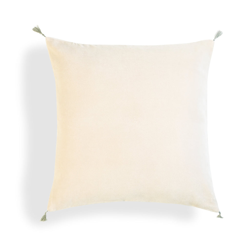 Danube - Cushion - Cotton Velvet - Chalk