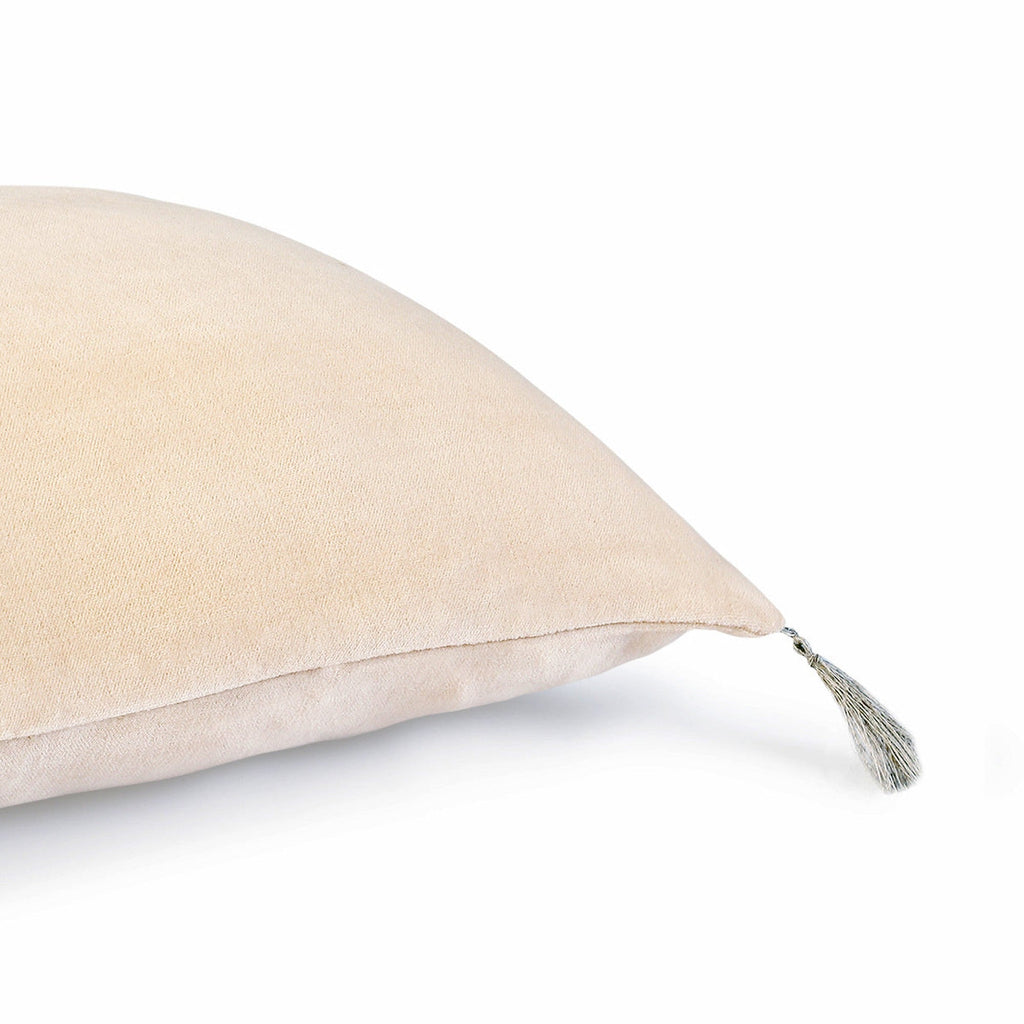 Danube - Coussin - Velours De Coton - Dune