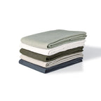 Camille - Fitted Sheet - Washed Linen - Storm Blue