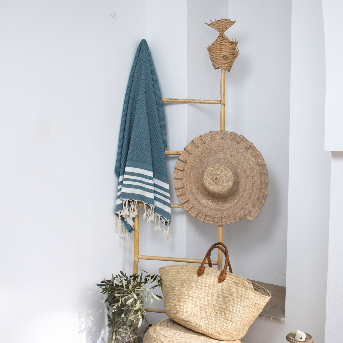 Newport - Fouta - Bleu Pétrole