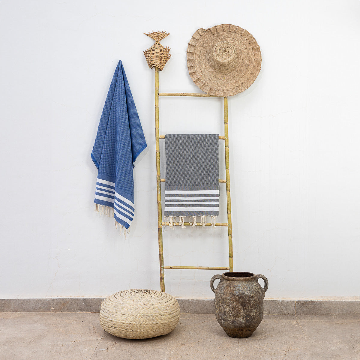 Newport - Fouta - Bleu Grec