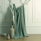 Carla - Bedspread - Cotton Gauze - Celadon Green