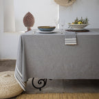 Mahdia - Nappe - Coton - Gris Moyen