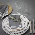 Mahdia - Nappe - Coton - Gris Moyen
