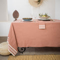 Mahdia - Parure De Table - Coton - Rouge Tomette