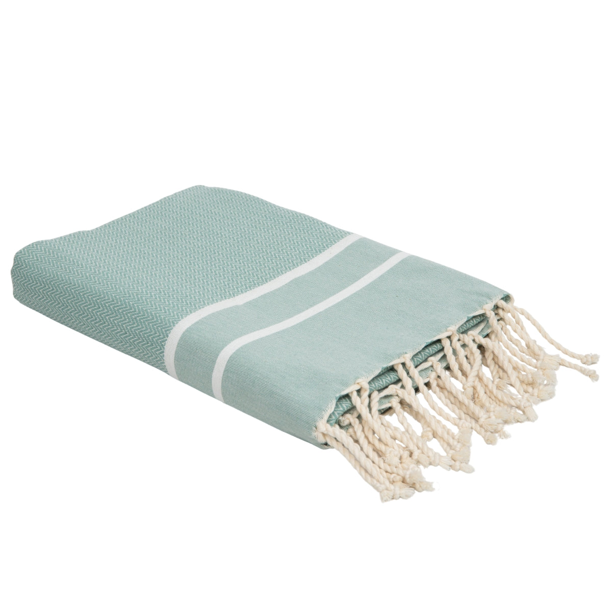 Sienna - Fouta Jacquard - Vert Jade