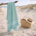 Sienna - Fouta Jacquard - Vert Jade