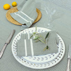 Sienna - Lot De 4 Serviettes De Table - Vert Olive