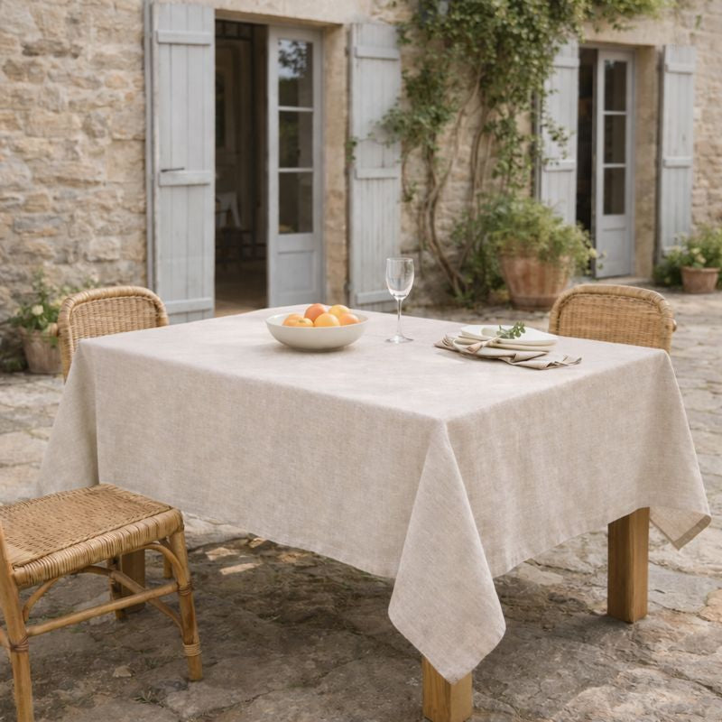 Colette - Parure De Table - Coton - Taupe Clair