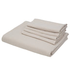 Colette - Nappe + 4 Serviettes - Taupe Clair