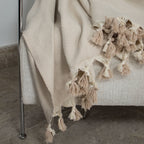 Megeve - Set De 2 Plaids - Coton - Taupe Clair
