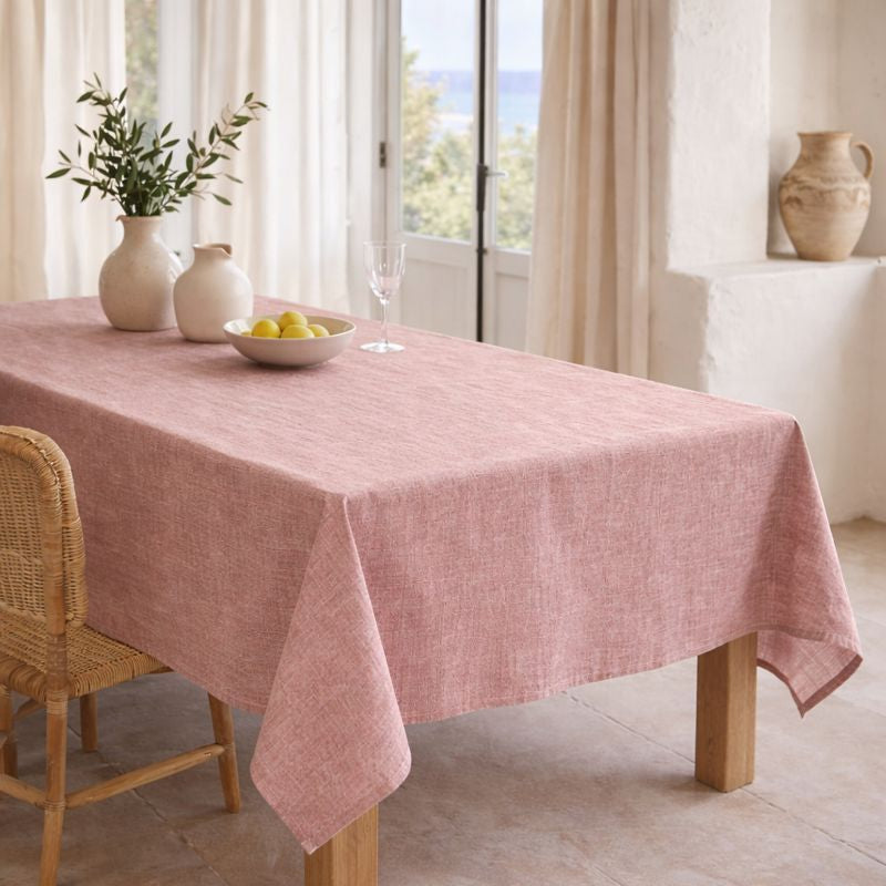 Colette - Nappe + 10 Serviettes - Rouge Tomette