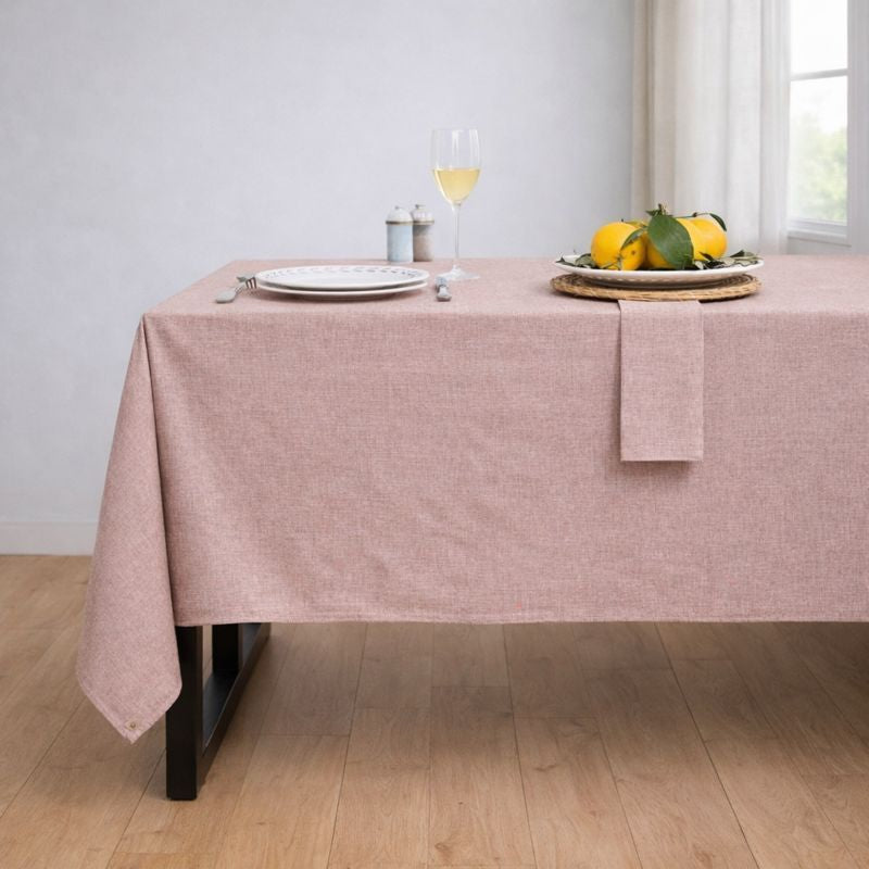 Colette - Nappe + 10 Serviettes - Rouge Tomette
