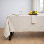 Colette - Nappe + 10 Serviettes - Taupe Clair