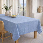 Colette - Nappe + 10 Serviettes - Bleu Grec
