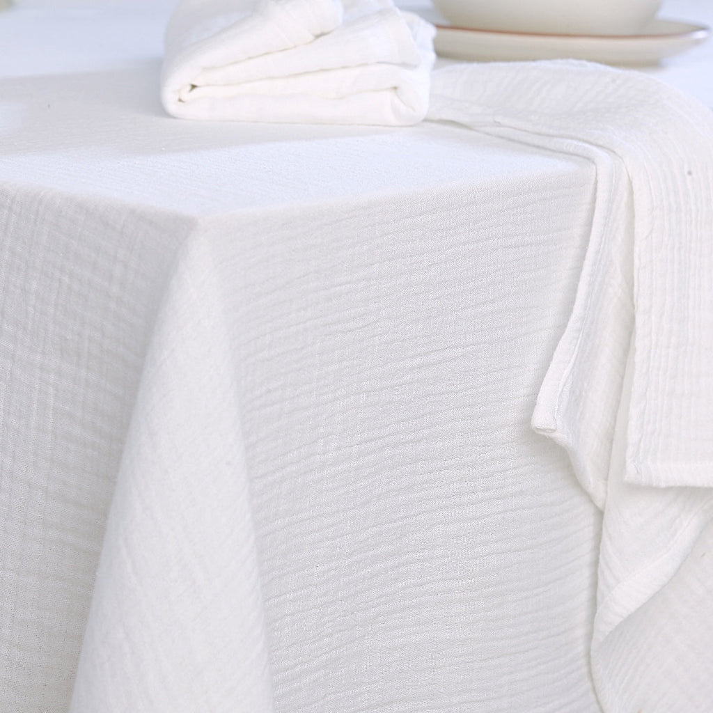 Alma - Lot De 4 Serviettes De Table - Blanc