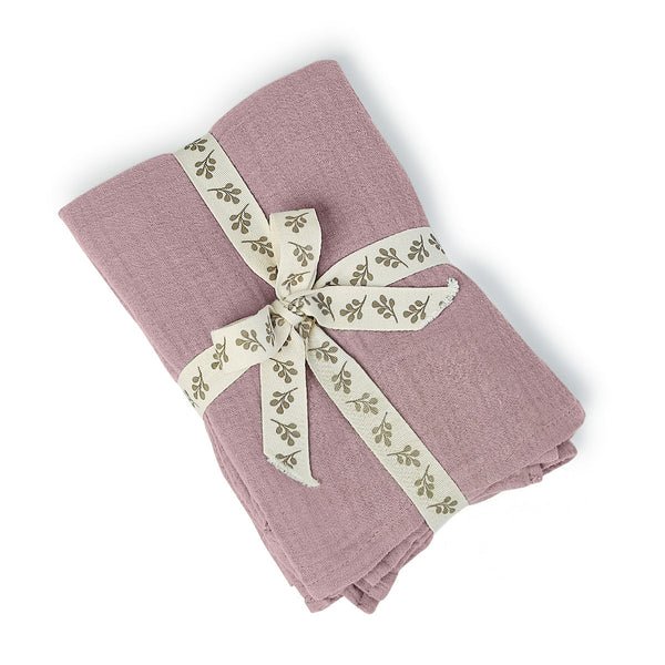 Alma - Lot De 4 Serviettes De Table - Bois De Rose