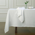 Alma - Nappe + 4 Serviettes - Blanc