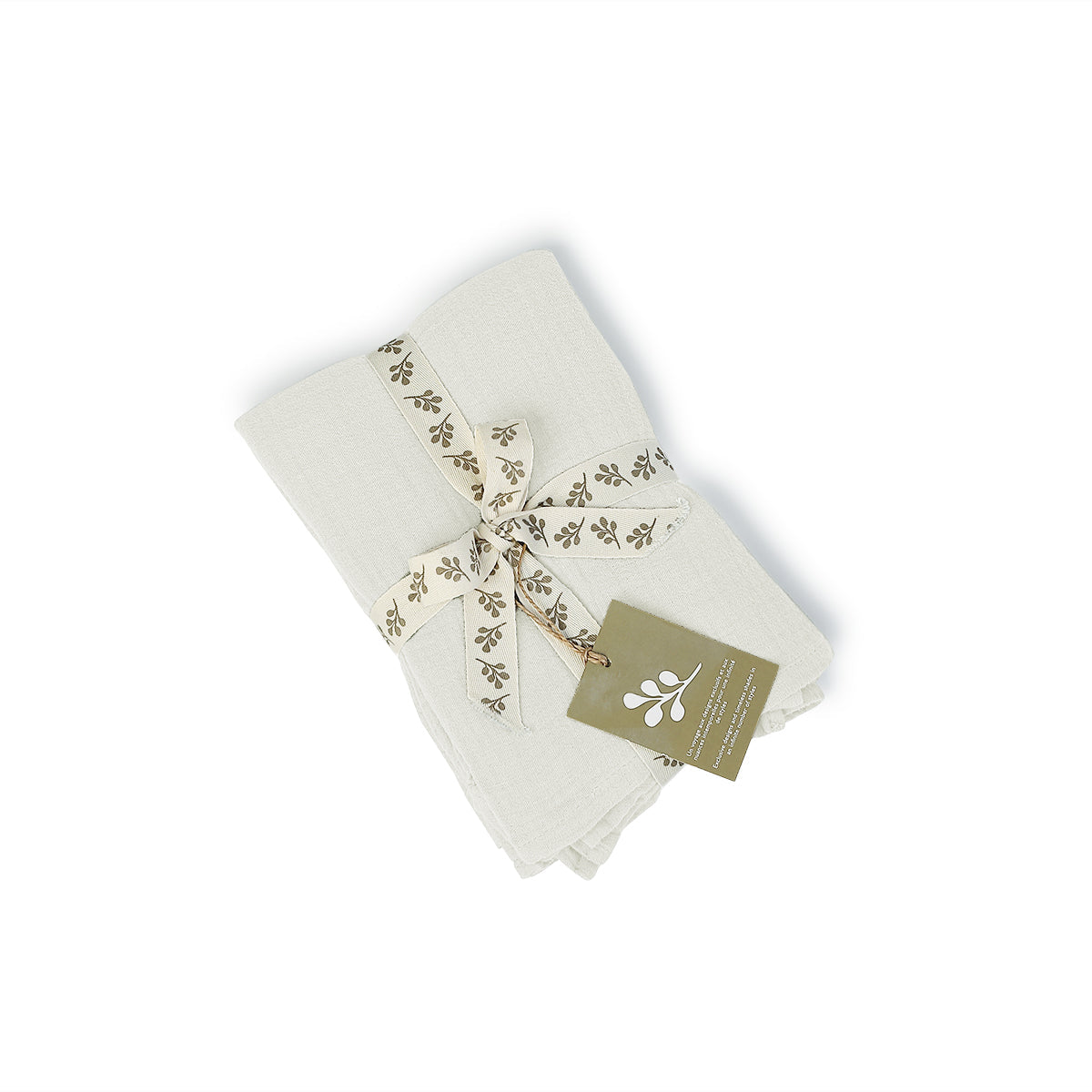 Alma - Nappe + 10 Serviettes - Blanc