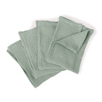 Alma - Nappe + 8 Serviettes - Vert Céladon