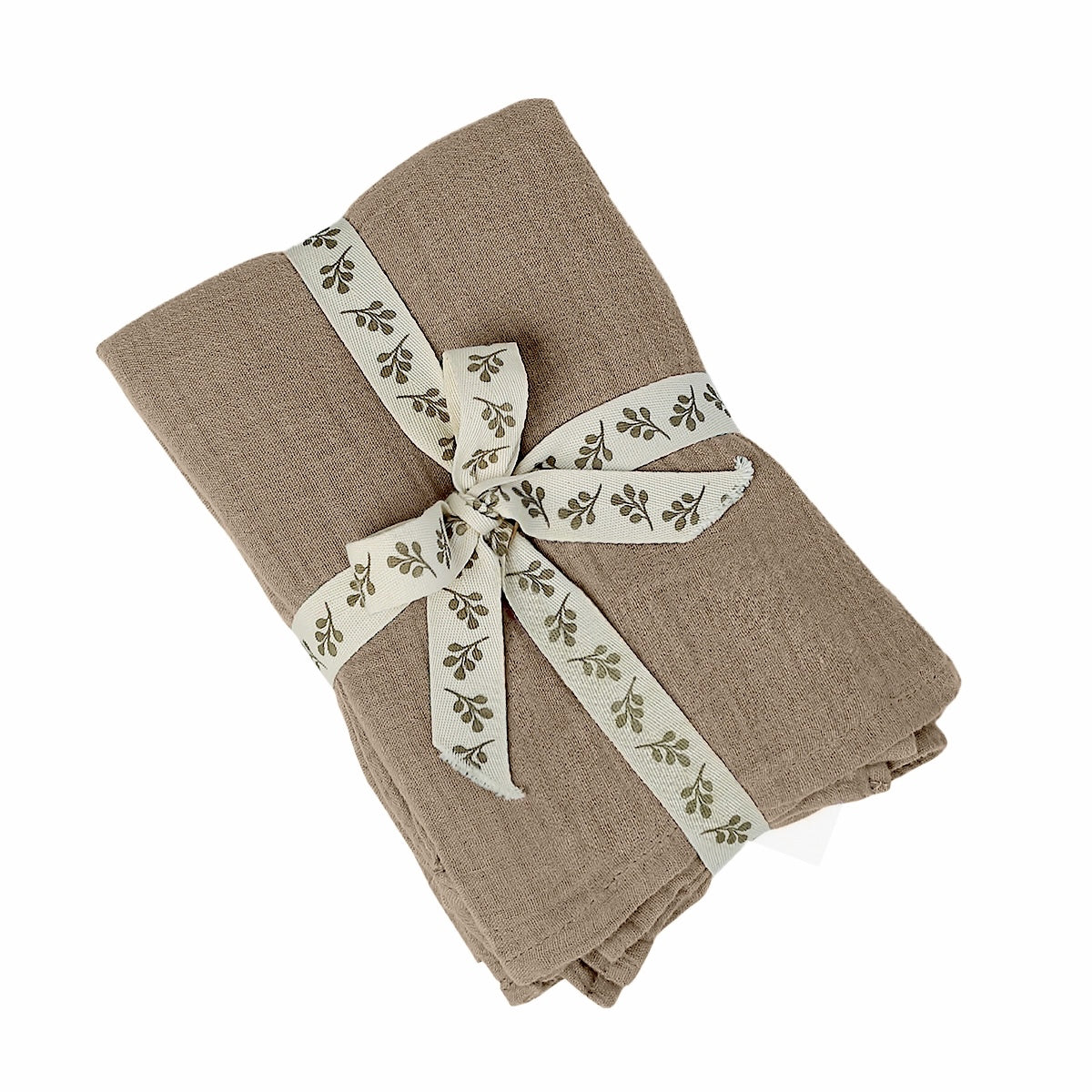 Alma - Nappe + 8 Serviettes - Latte
