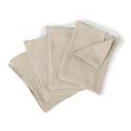 Alma - Nappe + 8 Serviettes - Beige Clair
