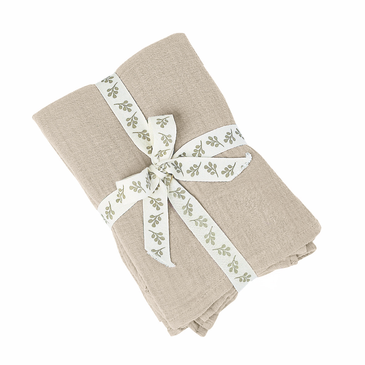 Alma - Nappe + 4 Serviettes - Beige Clair