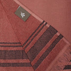 Faro - Fouta Rizo Xxl - Terracota/Negro