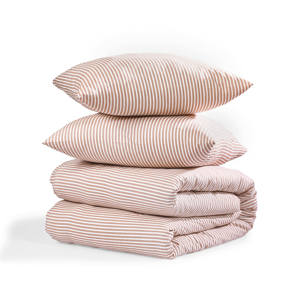 Lunar - Parure De Lit - Coton Lavé - Terracotta