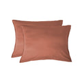 Luna - Taie D'Oreiller (X2) - Coton Lavé - Terracotta