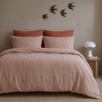 Lunar - Taie D'Oreiller (X2) - Coton Lavé - Terracotta