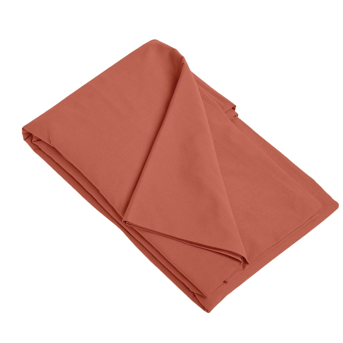 Gaia - Duvet Cover - Washed Organic Cotton Sateen - Terracotta