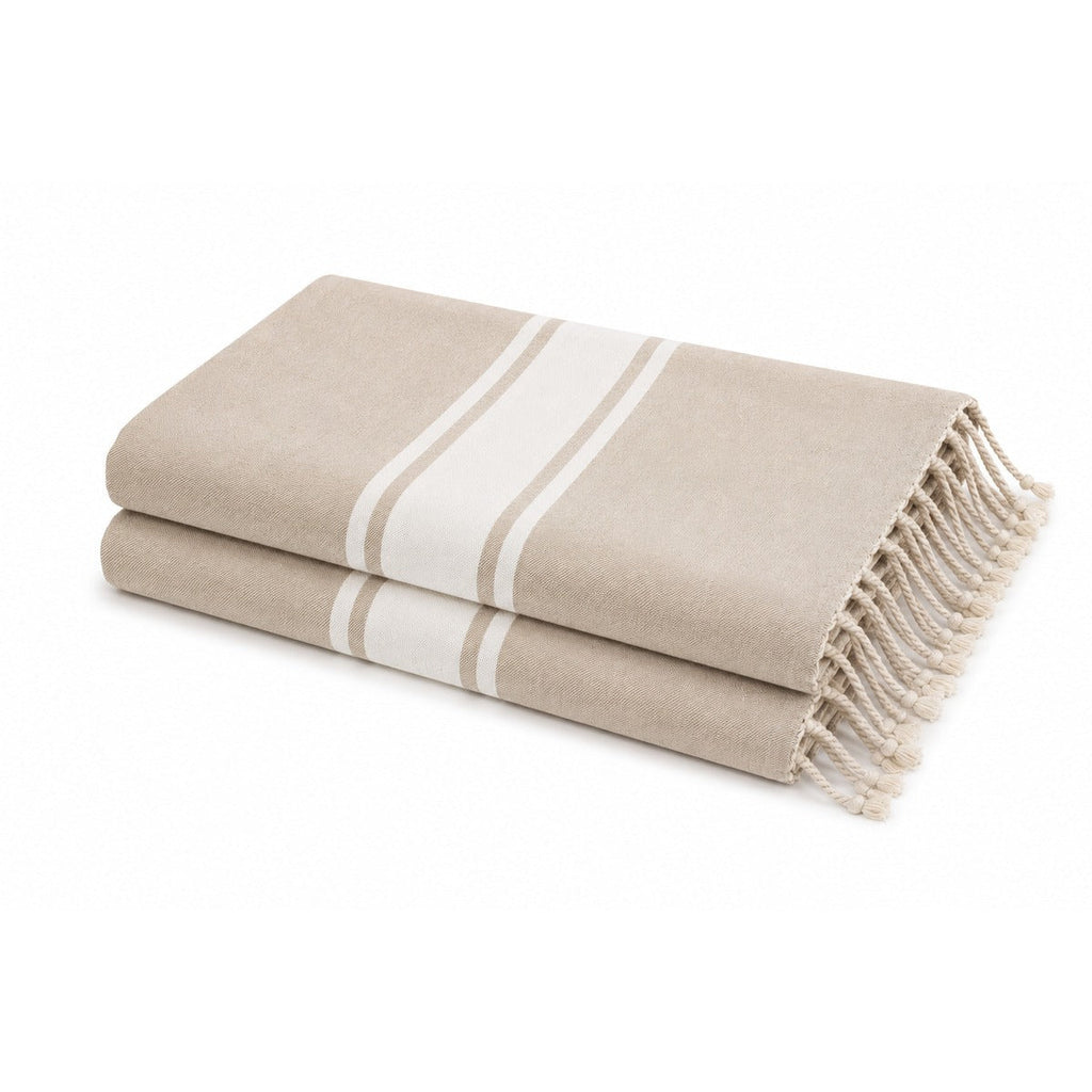 St Tropez - Lot De 2 Foutas - Beige