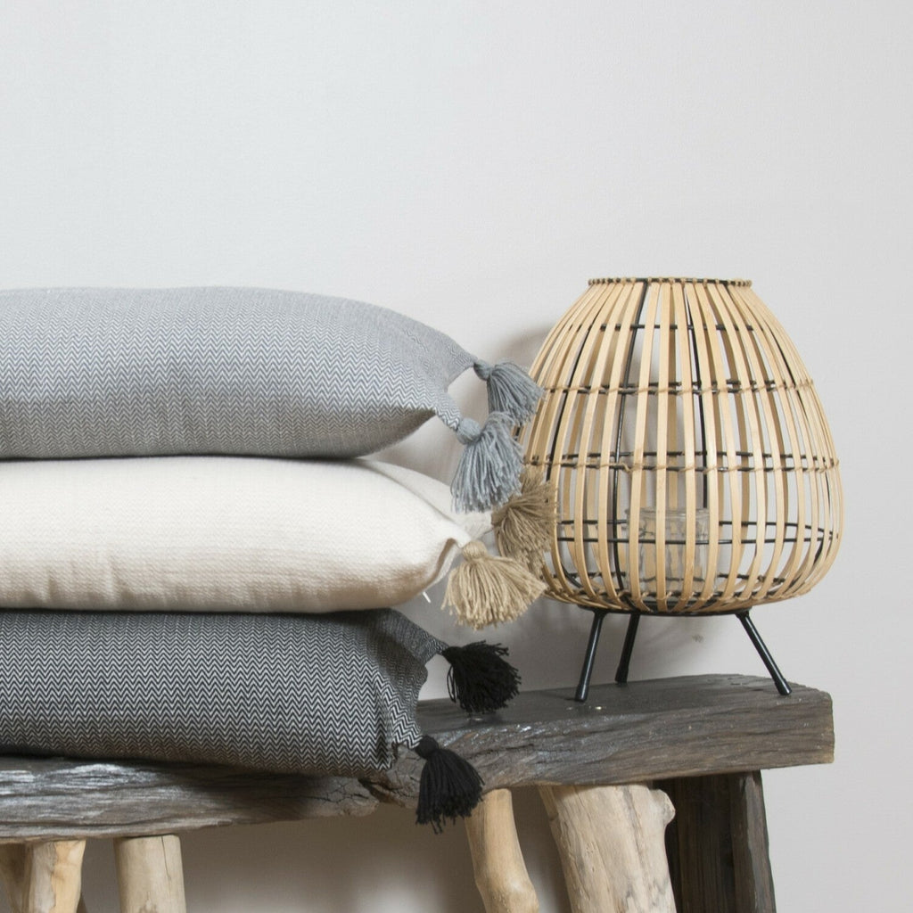 Stockholm - Coussin - Coton - Gris Perle