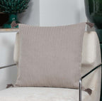 Megeve - Coussin - Coton - Taupe