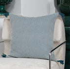 Megeve - Coussin - Coton - Bleu Pétrole