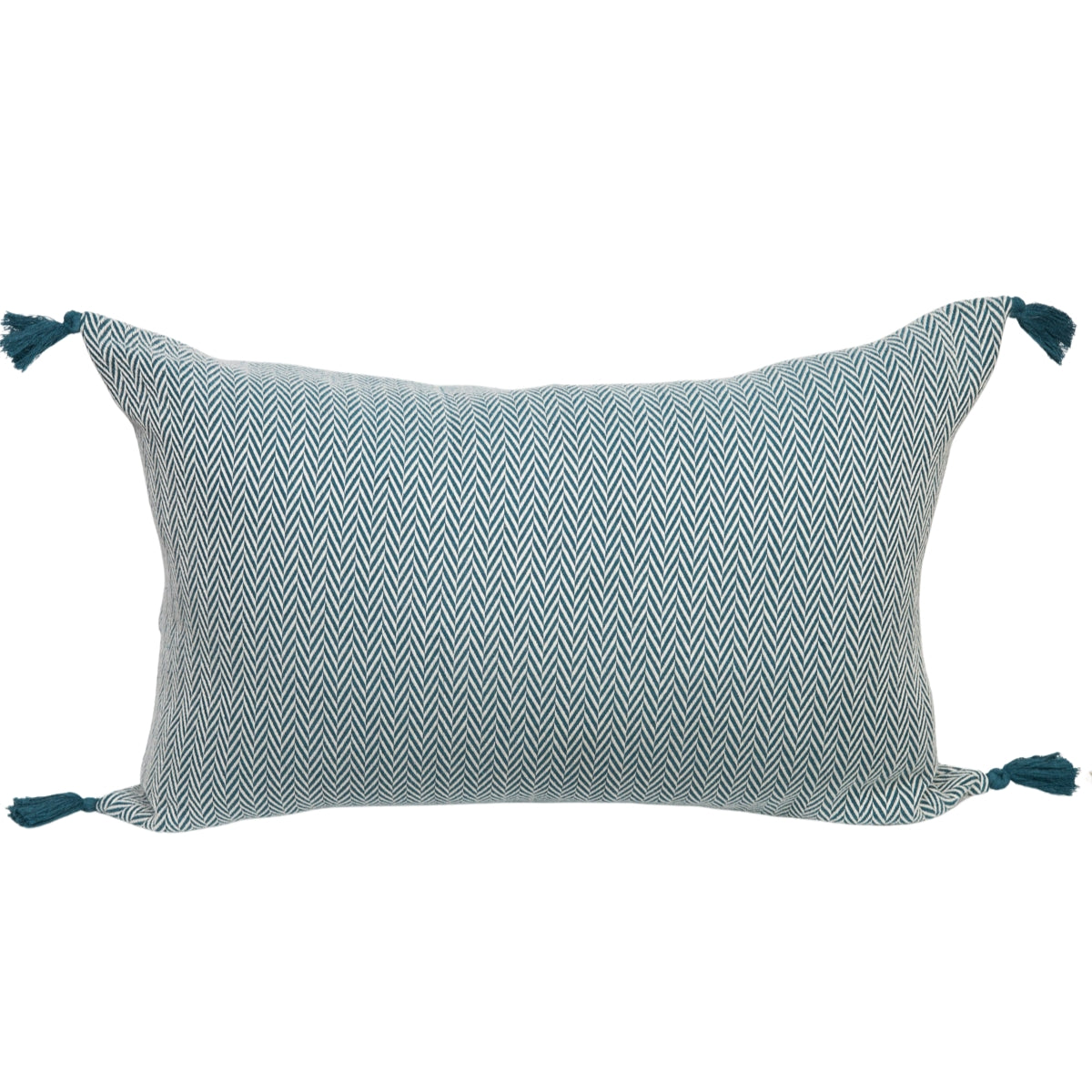 Megeve - Coussin - Coton - Bleu Pétrole