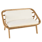 Amy - Sofa - Lyst træ/Hvid