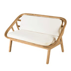 Amy - Sofa - Lyst træ/Hvid