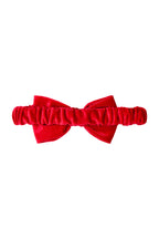 Bandeau En Velours - Rouge - Enfant Fille