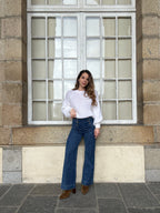 Vaqueros Victorine denim oscuro