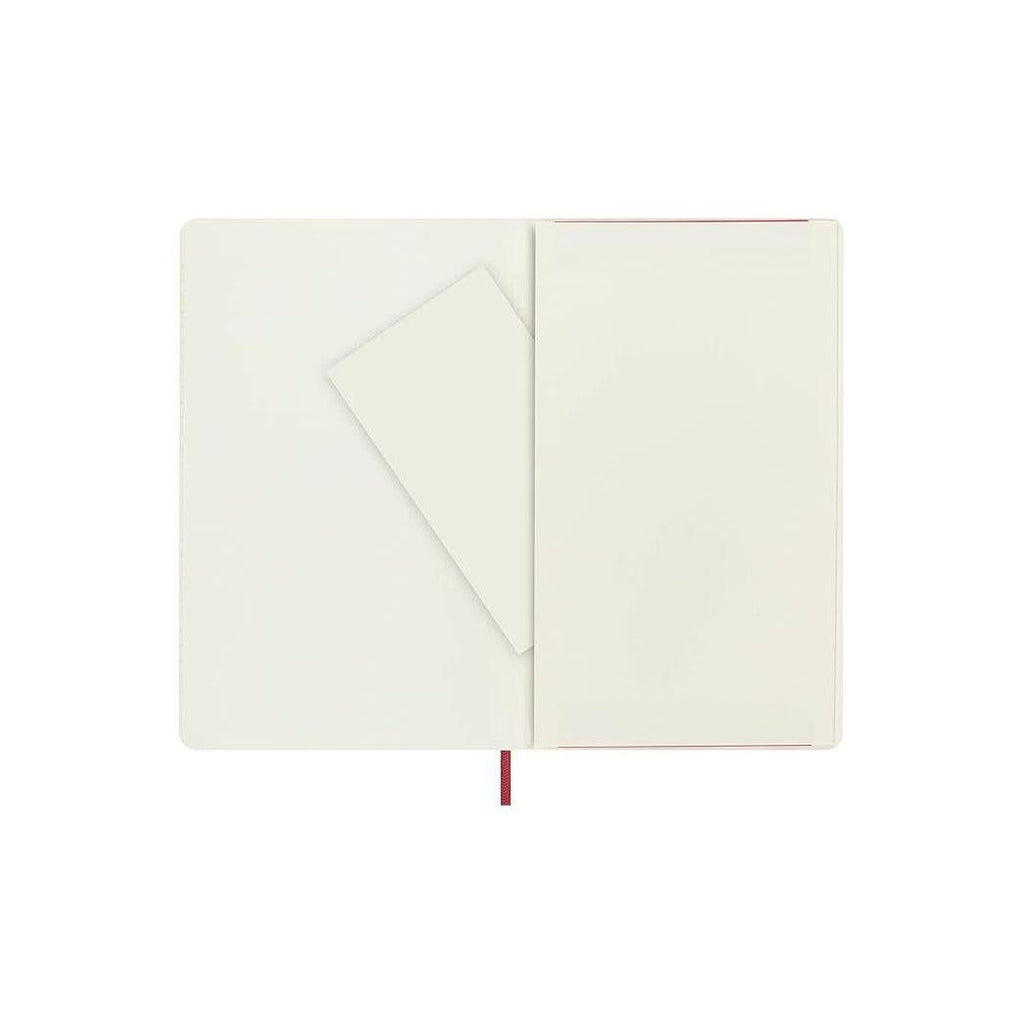 Carnet Textile Large 13X21 - Pages Lignées - Rouge Bordeaux