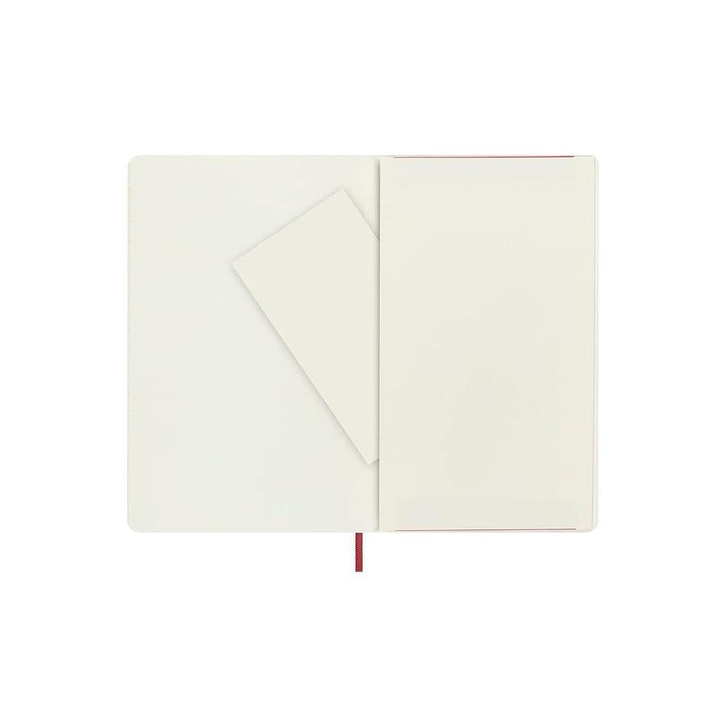 Carnet Textile Large 13X21 - Pages Lignées - Rouge Bordeaux