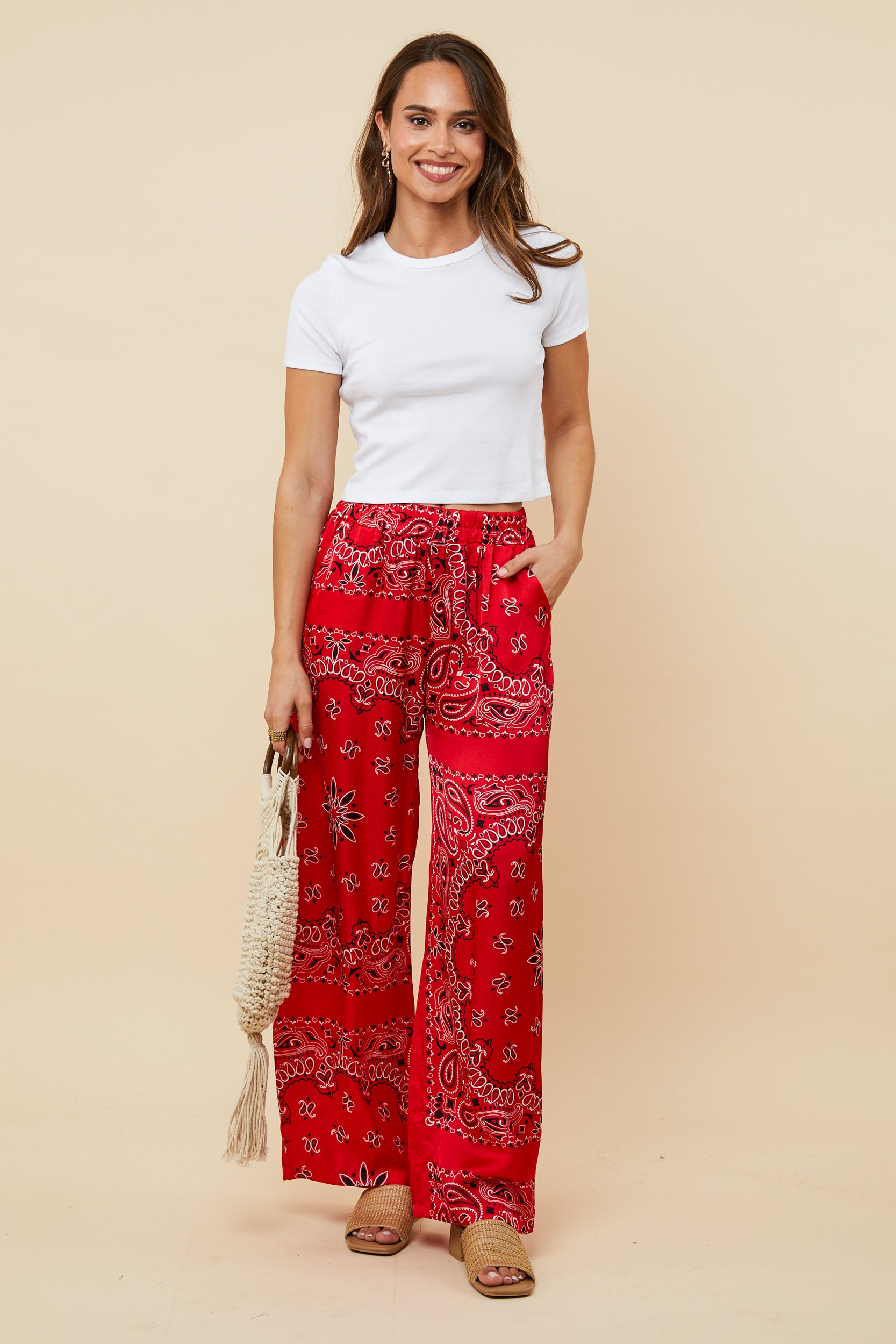 Pantalones - Rojo
